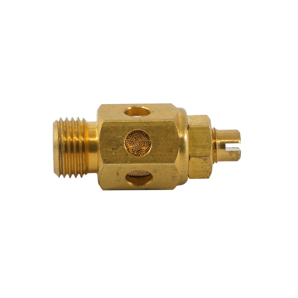 1/4" NPT Brass Throttle Valve with Silencer [50 pieces]
