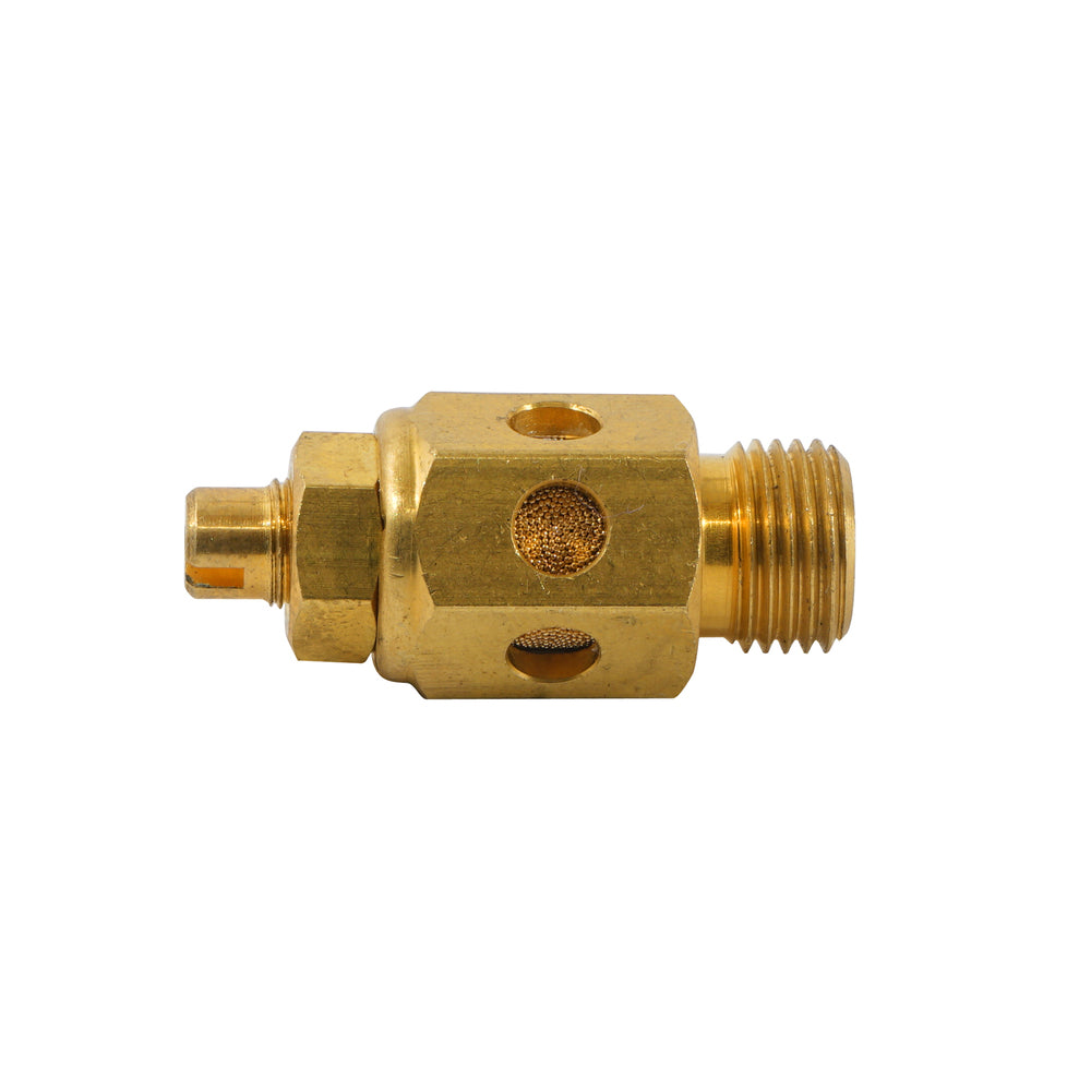 R3/8'' Brass Throttle Valve with Silencer