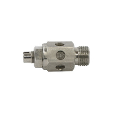 Valve d'étranglement en acier inoxydable G1/8" avec silencieux