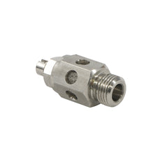 Valve d'étranglement en acier inoxydable G1/8" avec silencieux