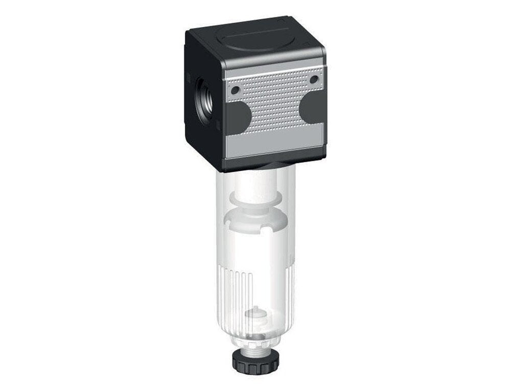 Filtre 5microns G3/8'' 2000l/min Semi-Auto Cage de Protection en Polycarbonate Multifix 1