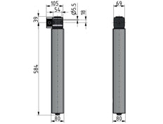 Sécheur à membrane 1/2'' 1100l/min Mutifix