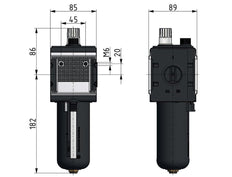Lubrificateur G1'' Métal Multifix 4