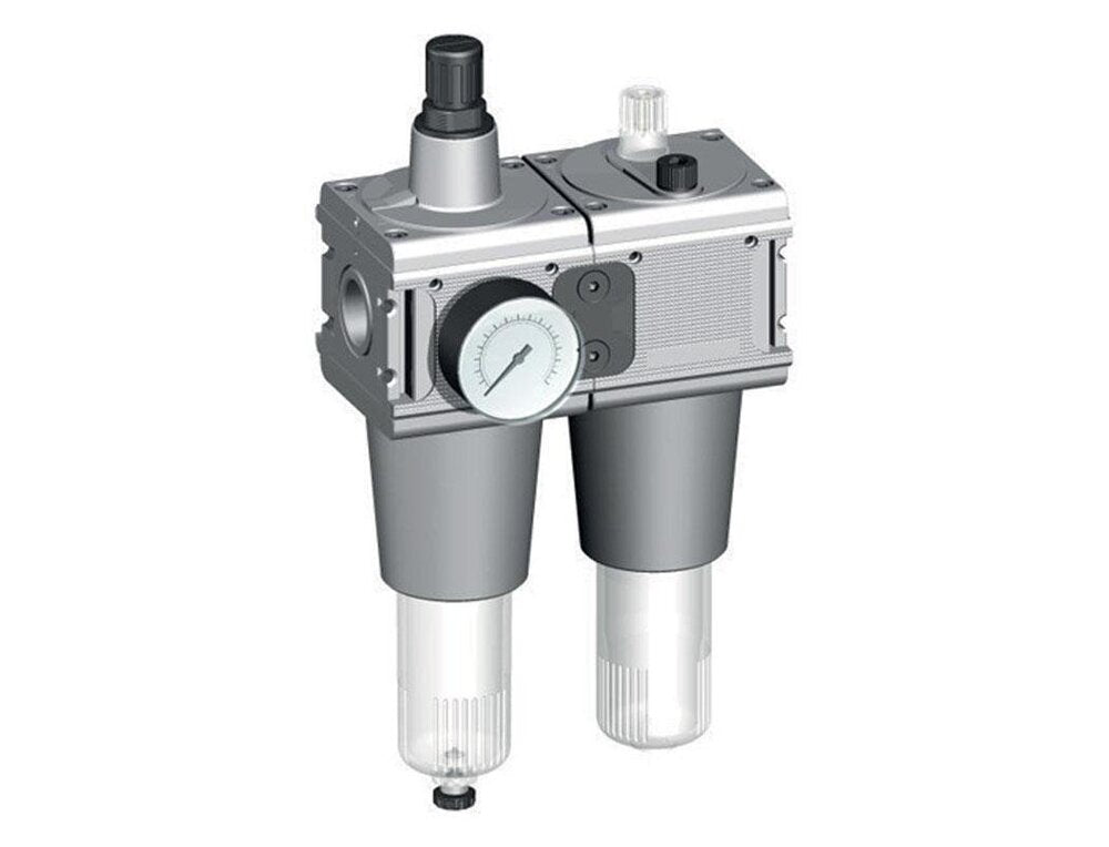 FRL 2-Part G3/4'' 13500 l/min 0.5-10.0bar/7-145psi Auto (Closed Without Pressure) Polycarbonate Multifix 5
