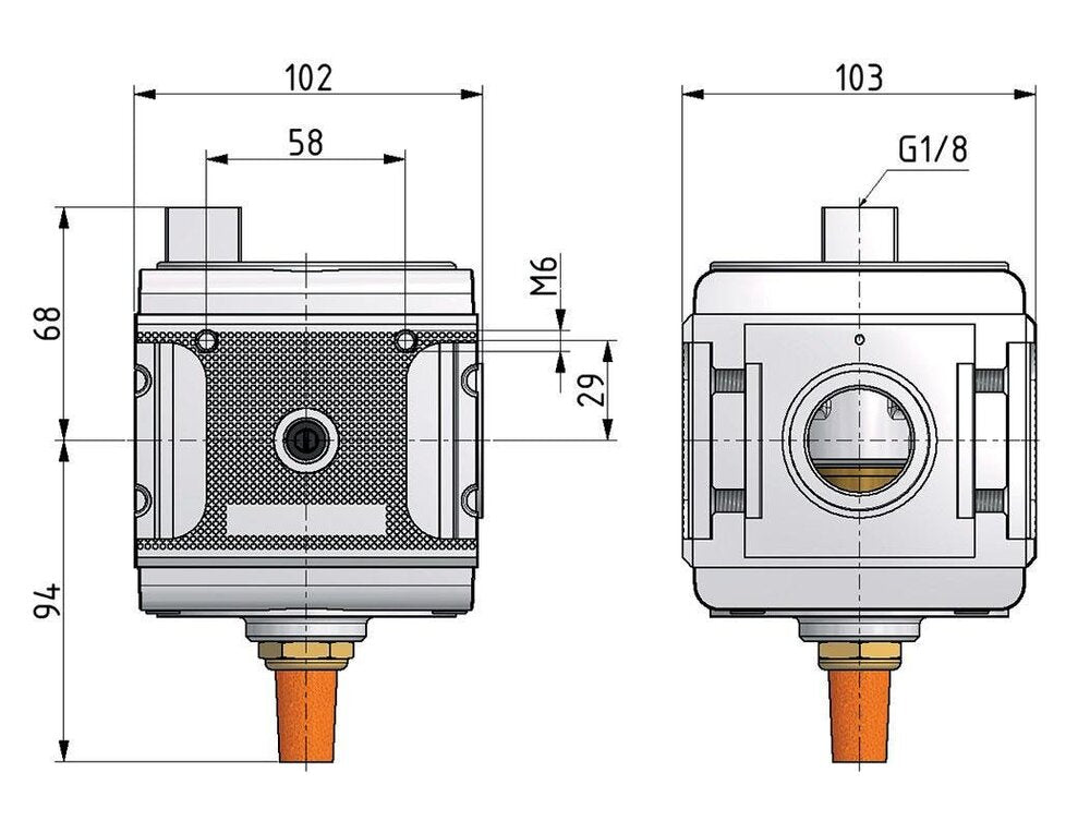 Vanne 3/2 G3/4 actionnée pneumatiquement 14000 l/min Multifix 5