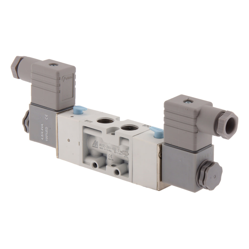 G1/4'' 24V DC 5/2-Way Bi-stable Électrovanne 2-8bar MVSC