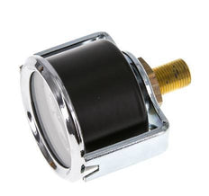 -1..0 Bar (-15..0 psi) Manomètre à encastrer Acier/laiton 40 mm Classe 2.5 (Support)