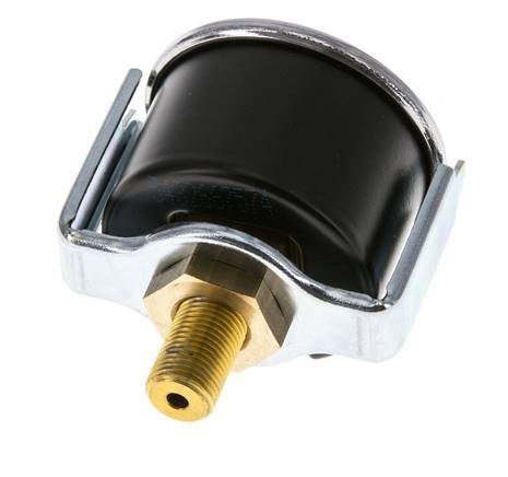-1..0 Bar (-15..0 psi) Manomètre à encastrer Acier/laiton 40 mm Classe 2.5 (Support)