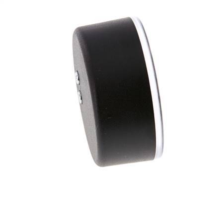 -1..0 Bar (-15..0 psi) Manomètre sous plastique/laiton 63 mm Classe 2.5