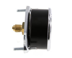 -1..0 Bar (-15..0 psi) Panel Mount Pressure Gauge Steel/Brass 63 mm Class 2.5 (Bracket)