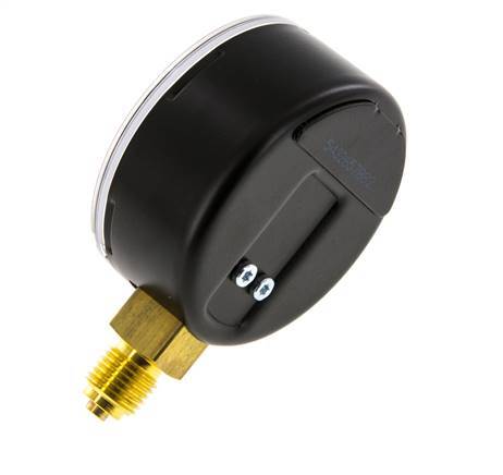 -1..1.5 Bar (-15..22 lb/po2) Manomètre sous acier/laiton 63 mm Classe 1.6