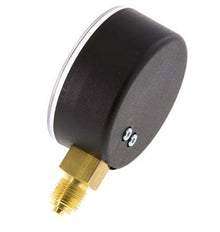 -1..3 Bar (-15..44 psi) Pressure Gauge Below Plastic/Brass 63 mm Class 2.5