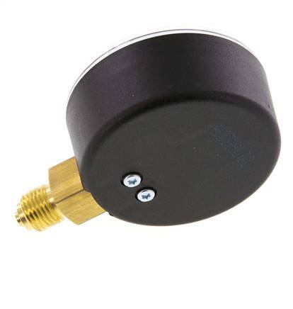 -1..3 Bar (-15..44 psi) Pressure Gauge Below Plastic/Brass 63 mm Class 2.5
