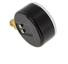 -1..9 Bar (-15..131 lb/po2) Manomètre sous acier/laiton 63 mm Classe 1.6