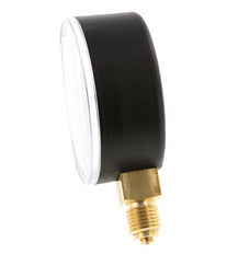 -1.2..0 Bar (-17..0 psi) Pressure Gauge Below Plastic/Brass 63 mm Class 2.5