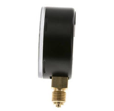 -1.2..0 Bar (-17..0 lb/po2) Manomètre sous acier/laiton 63 mm Classe 1.6