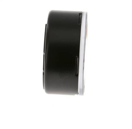 -1.2..0 Bar (-17..0 lb/po2) Manomètre sous acier/laiton 63 mm Classe 1.6