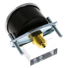 0..100 Bar (0..1450 psi) Manomètre encastrable Acier/laiton 50 mm Classe 2.5 (Support)