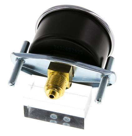 0..100 Bar (0..1450 psi) Panel Mount Pressure Gauge Steel/Brass 50 mm Class 2.5 (Bracket)