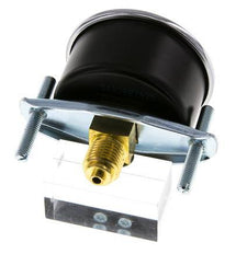 0..100 Bar (0..1450 psi) Panel Mount Pressure Gauge Steel/Brass 50 mm Class 2.5 (Bracket)
