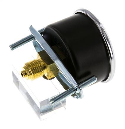 0..100 Bar (0..1450 psi) Manomètre encastrable Acier/laiton 50 mm Classe 2.5 (Support)