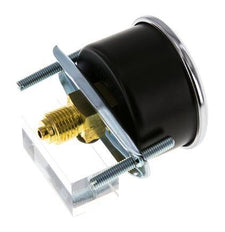 0..100 Bar (0..1450 psi) Manomètre encastrable Acier/laiton 50 mm Classe 2.5 (Support)