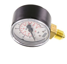 0..100 Bar (0..1450 psi) Manomètre sous acier/laiton 50 mm Classe 1.6