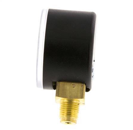 0..10 Bar (0..145 psi) Pressure Gauge Below Plastic/Brass 40 mm Class 2.5
