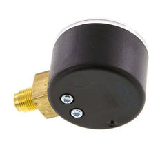 0..10 Bar (0..145 psi) Pressure Gauge Below Plastic/Brass 40 mm Class 2.5