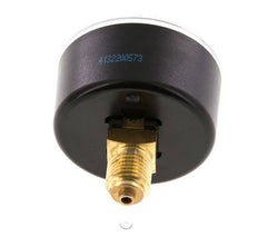 0..10 Bar (0..145 psi) Pressure Gauge Rear Plastic/Brass 50 mm Class 2.5