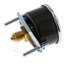 0..10 Bar (0..145 psi) Panel Mount Pressure Gauge Steel/Brass 50 mm Class 2.5 (Bracket)