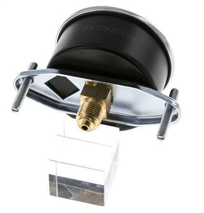 0..10 Bar (0..145 psi) Manomètre encastrable Acier/laiton 63 mm Classe 2.5 (Support)