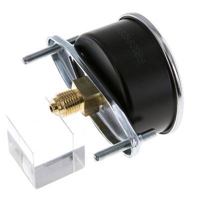 0..10 Bar (0..145 psi) Manomètre encastrable Acier/laiton 63 mm Classe 2.5 (Support)