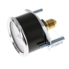 0..1 Bar (0..15 psi) Manomètre à encastrer Acier/laiton 50 mm Classe 2.5 (Support)