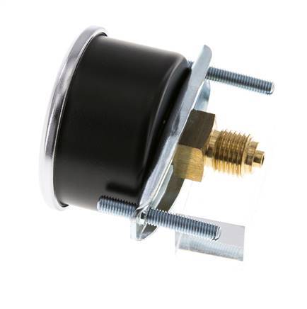 0..1 Bar (0..15 psi) Manomètre à encastrer Acier/laiton 50 mm Classe 2.5 (Support)