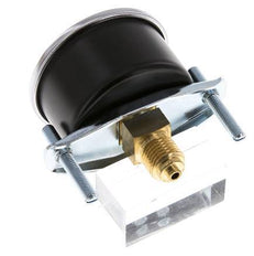 0..1 Bar (0..15 psi) Manomètre à encastrer Acier/laiton 50 mm Classe 2.5 (Support)