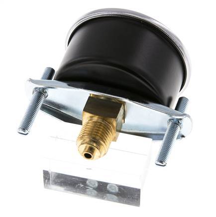 0..1 Bar (0..15 psi) Manomètre à encastrer Acier/laiton 50 mm Classe 2.5 (Support)