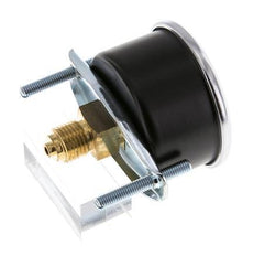 0..1 Bar (0..15 psi) Manomètre à encastrer Acier/laiton 50 mm Classe 2.5 (Support)