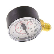 0..160 Bar (0..2321 psi) Manomètre sous plastique/laiton 50 mm Classe 2.5
