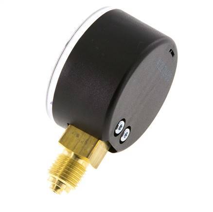 0..160 Bar (0..2321 psi) Manomètre sous plastique/laiton 50 mm Classe 2.5