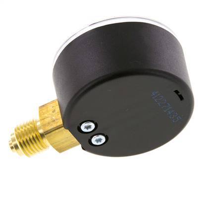 0..160 Bar (0..2321 psi) Manomètre sous plastique/laiton 50 mm Classe 2.5