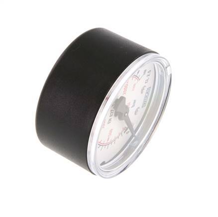 0..160 Bar (0..2321 psi) Manomètre sous plastique/laiton 50 mm Classe 2.5