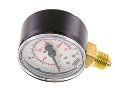 0..160 Bar (0..2321 psi) Manomètre sous acier/laiton 50 mm Classe 1.6