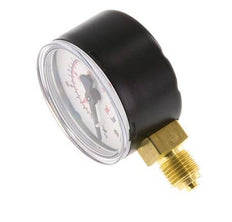 0..160 Bar (0..2321 psi) Pressure Gauge Below Steel/Brass 50 mm Class 1.6