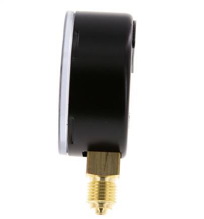 0..160 Bar (0..2321 psi) Pressure Gauge Below Steel/Brass 63 mm Class 1.6