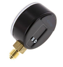 0..160 Bar (0..2321 psi) Pressure Gauge Below Steel/Brass 63 mm Class 1.6
