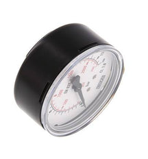 0..160 Bar (0..2321 psi) Manomètre sous acier/laiton 63 mm Classe 1.6