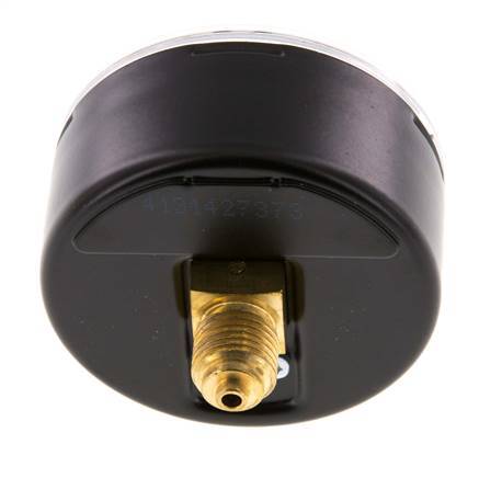 0..1 Bar (0..15 psi) Pressure Gauge Rear Steel/Brass 63 mm Class 1.6