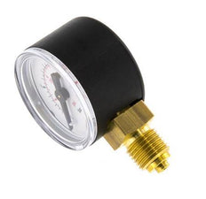 0..16 Bar Pressure Gauge Below Plastic/Brass 40 mm Class 2.5