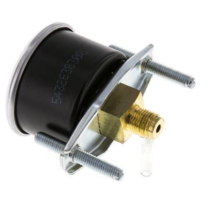 0..16 Bar (0..232 psi) Panel Mount Pressure Gauge Steel/Brass 40 mm Class 2.5 (Bracket)